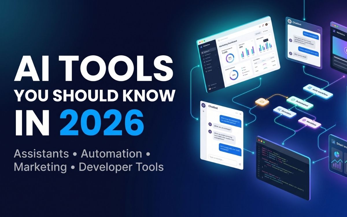 AI Tools You Should Know in 2026: 31 Best Tools for Work, Content, Automation & Growth