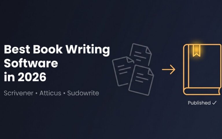 Best Book Writing Software in 2026 (7 Top Picks)