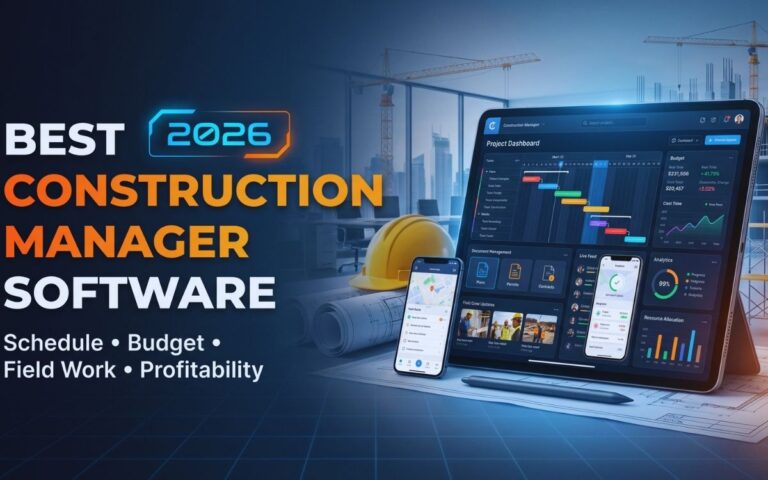 Best Construction Manager Software 2026: Top Tools for Faster, Smarter Projects