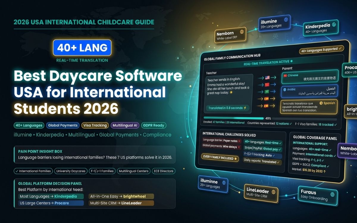 Best Daycare Software USA for International Students 2026
