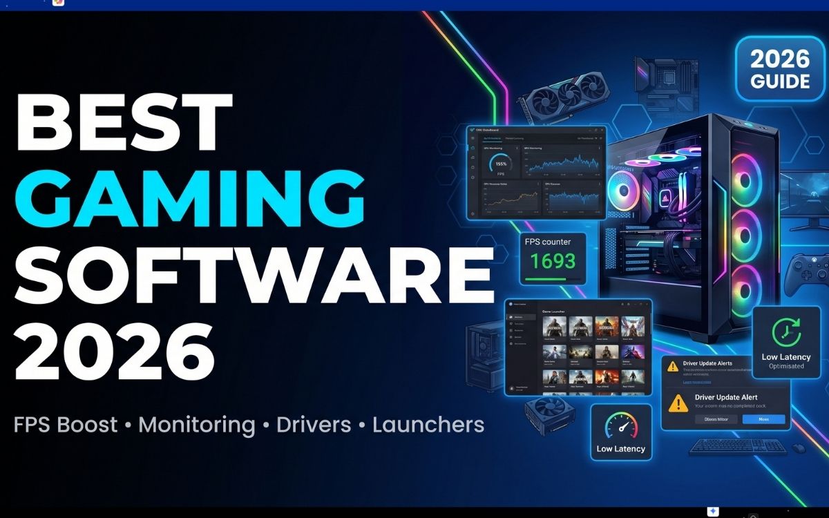 Best Gaming Software in 2026: Top Tools for FPS Boost, Monitoring & PC Performance