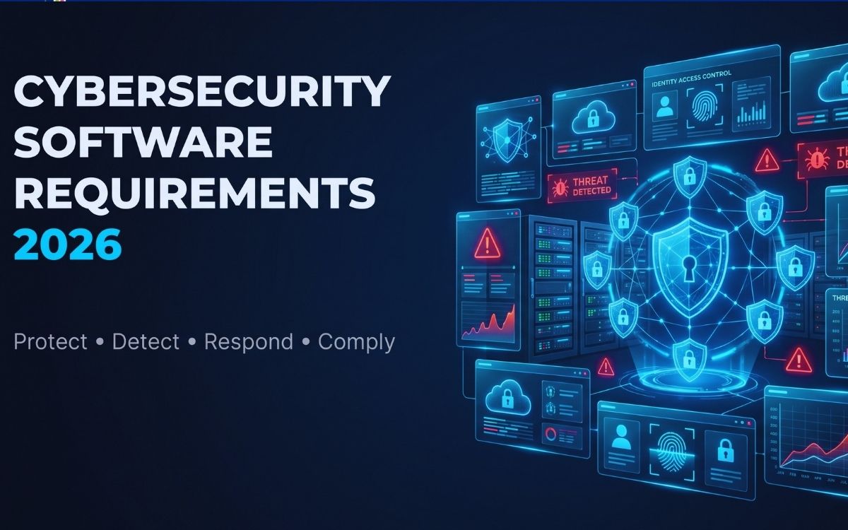 Cybersecurity Software Requirements in 2026: Tools, Stack, and Best Practices