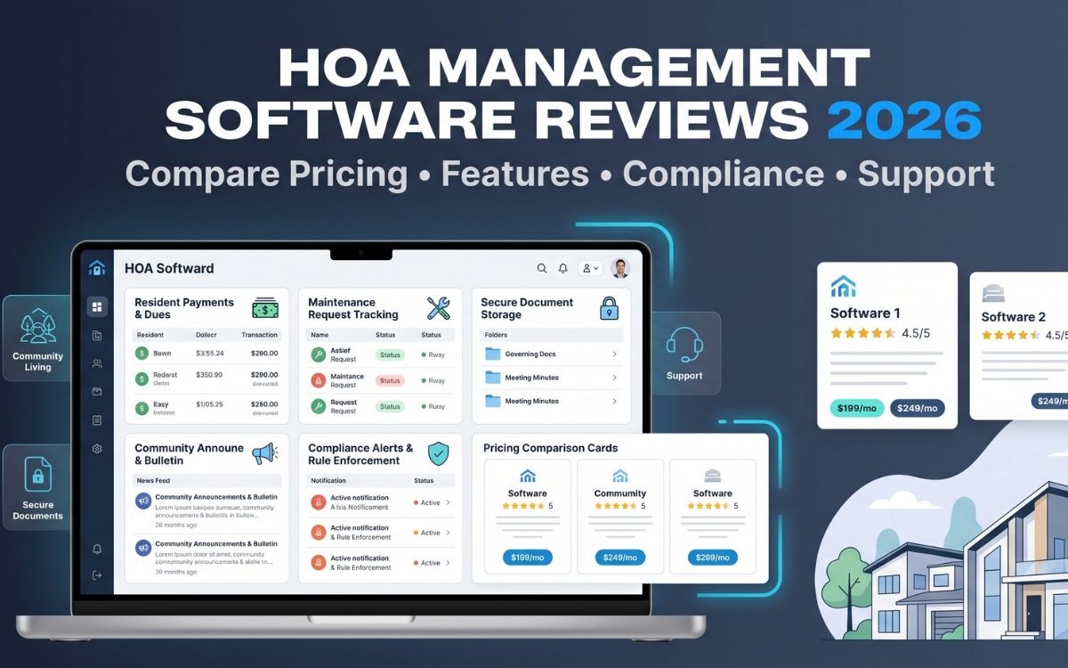 HOA Management Software Reviews 2026: Best Platforms, Pricing & Hidden Costs