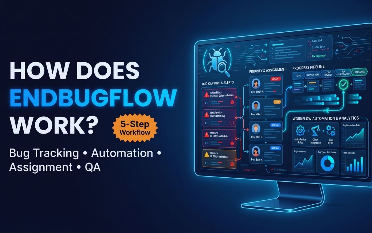 How Does Endbugflow Software Work? 5-Step Bug Tracking System