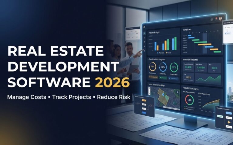 Real Estate Development Software 2026: Best Tools to Cut Costs, Reduce Risk & Scale Faster
