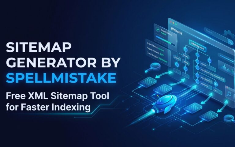 Sitemap Generator by Spellmistake: Free XML Sitemap Tool for Faster Indexing