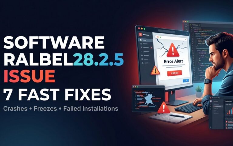 Software Ralbel28.2.5 Issue: 7 Fast Fixes to Stop Crashes, Freezes & Errors