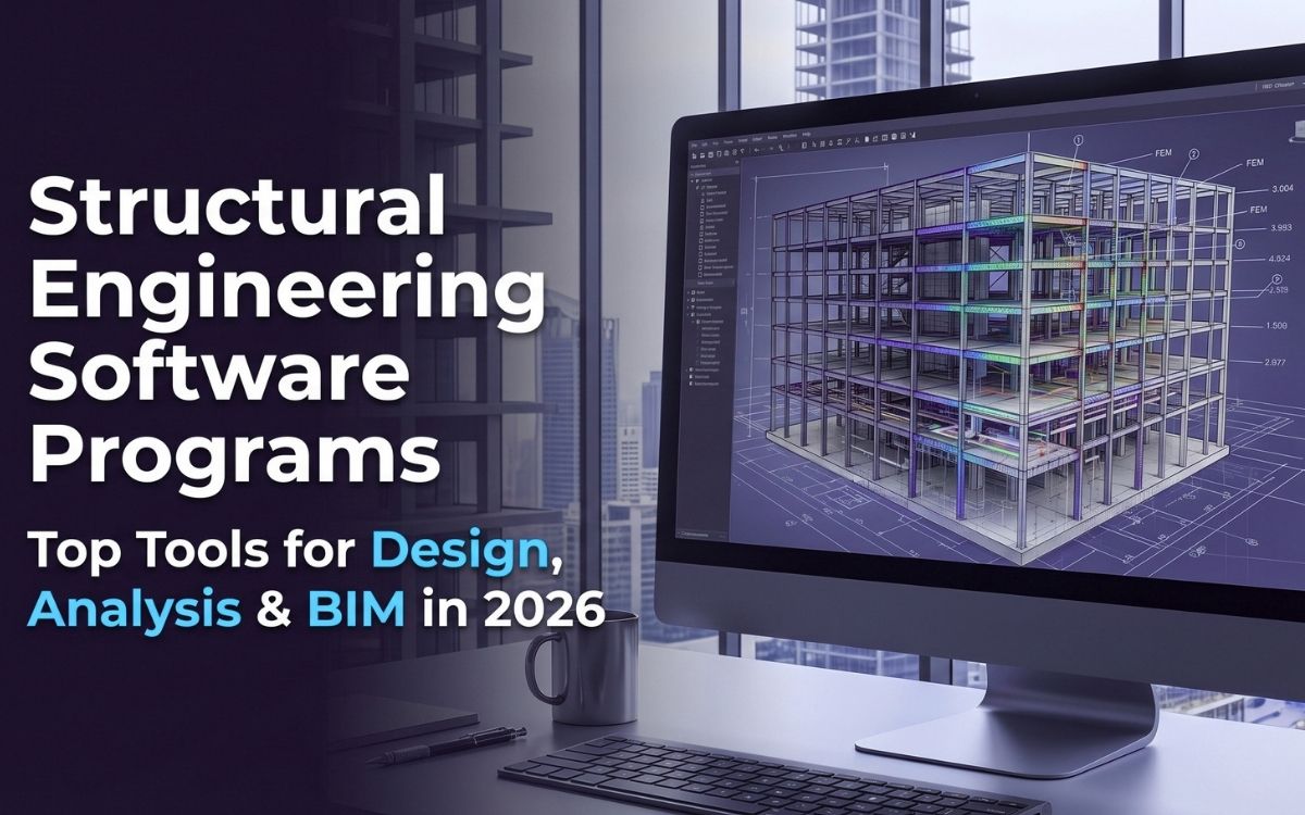 Structural Engineering Software Programs in 2026: Best Tools for Modern Engineers