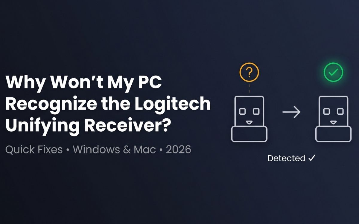 Why Won't My PC Recognize the Logitech Unifying Receiver?
