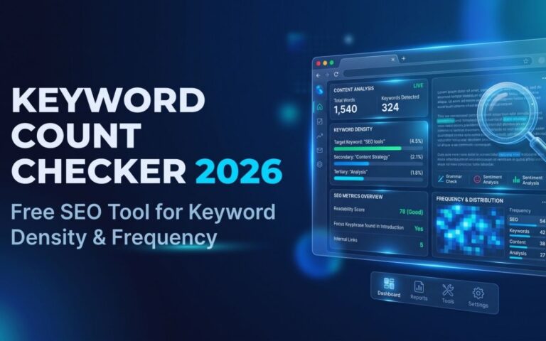 Zuhio Keyword Count Checker 2026: Free Keyword Density Tool for SEO