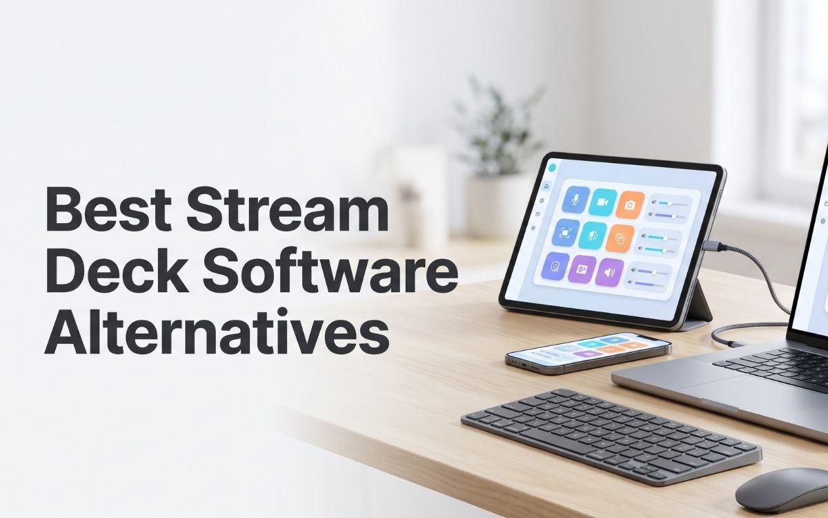 Best Stream Deck Software Alternatives in 2026 (Free & Paid Options)