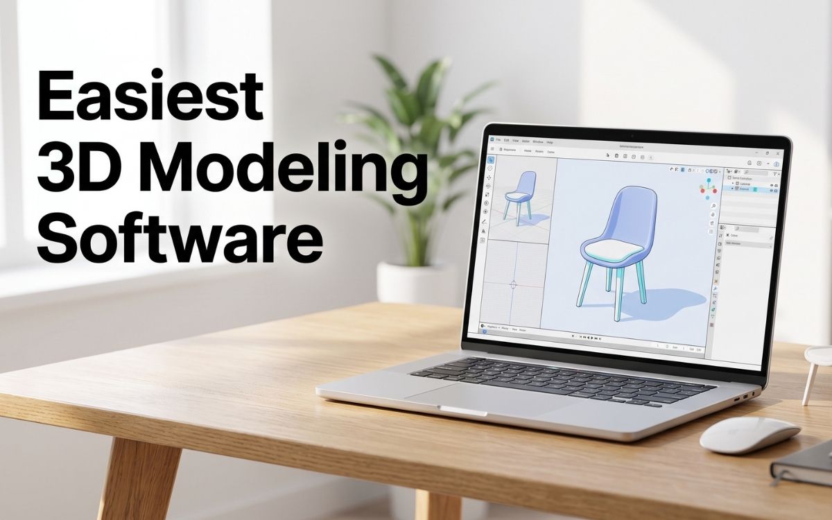 Easiest 3D Modeling Software in 2026 7 Best Beginner-Friendly Tools