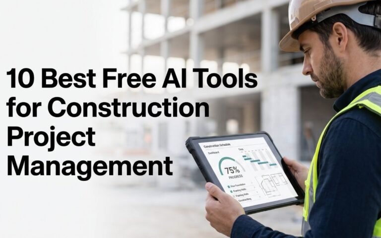 10 Best Free AI Tools for Construction Project Management in 2026
