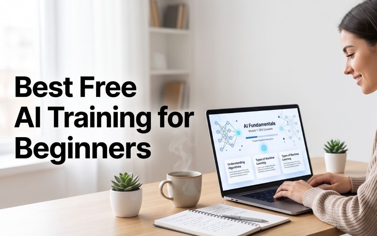 Best Free AI Training for Beginners in 2026 (No Coding Required)