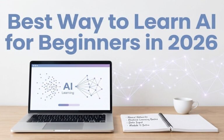 Best Way to Learn AI for Beginners in 2026: Complete Roadmap