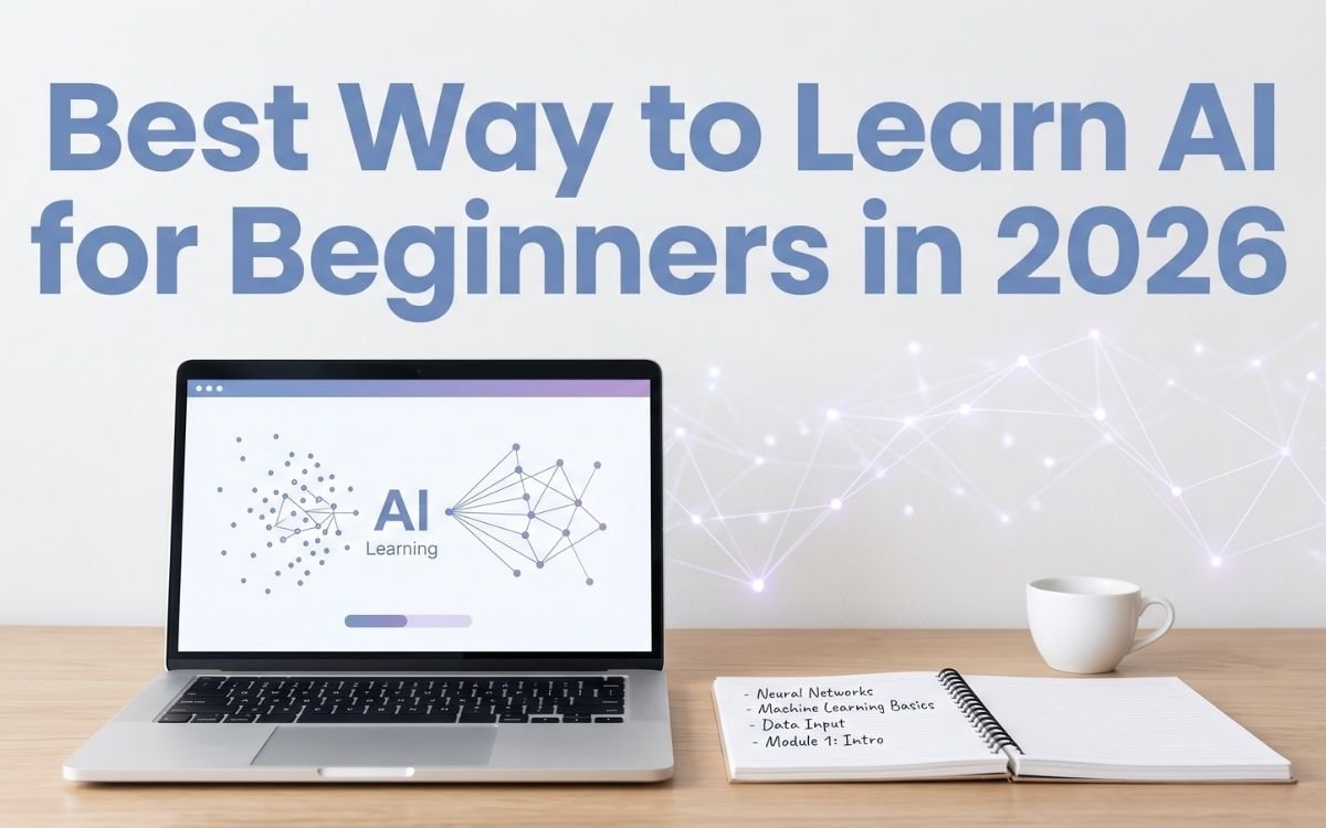 Best Way to Learn AI for Beginners in 2026: Complete Roadmap
