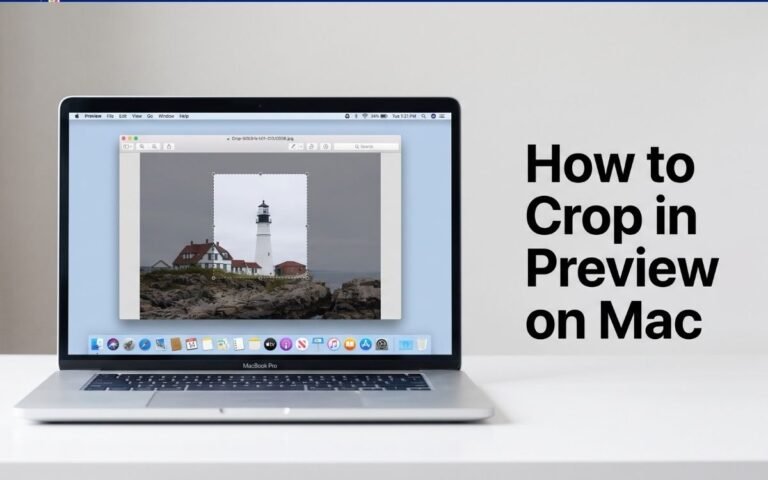 How to Crop in Preview on Mac: Quick 3-Step Guide (2026)