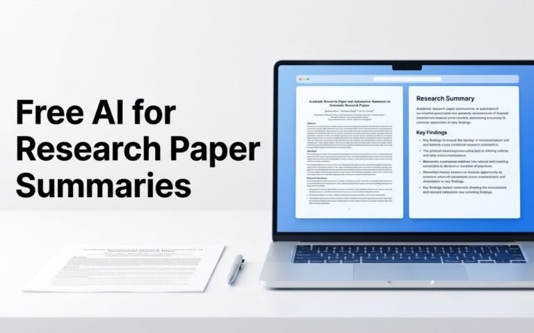 Is There a Free AI That Summarizes Research Papers? 2026 Guide